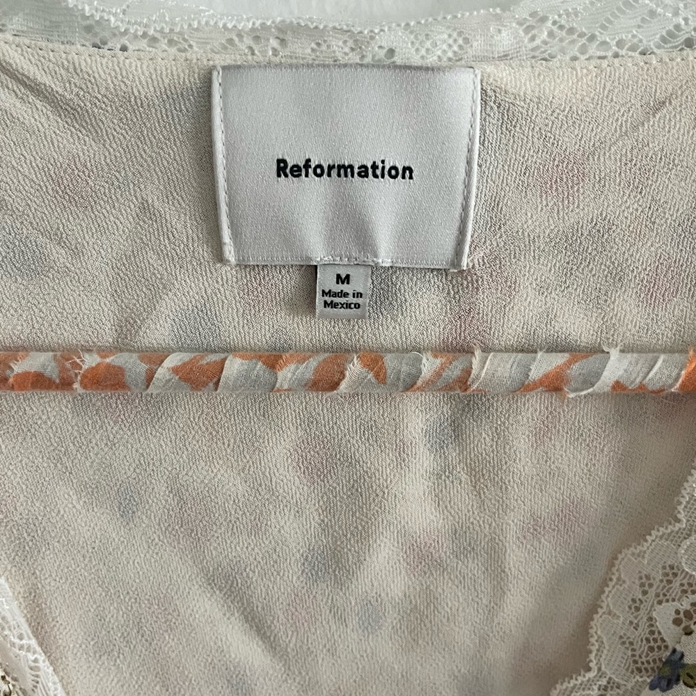Reformation Sharla Dress Ivory - Picture 7 of 11